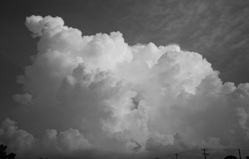 I wish I could convey how massive this looked as I was taking the picture. See the tiny telephone poles in the bottom right.